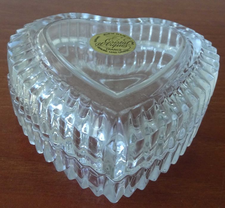 Guarda Joias e Passepartout em Cristal D´Arques (Com mais de 50 Anos)