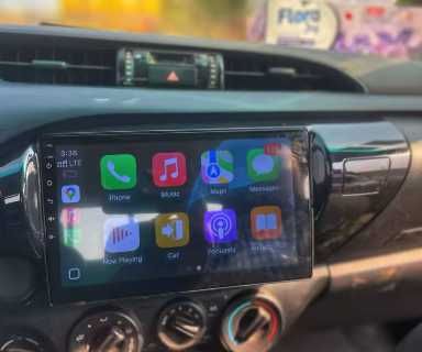 Rádio Android Toyota Hilux Pickup 2015 a 2023 CARPLAY 10" gps 2/32GB NOVO