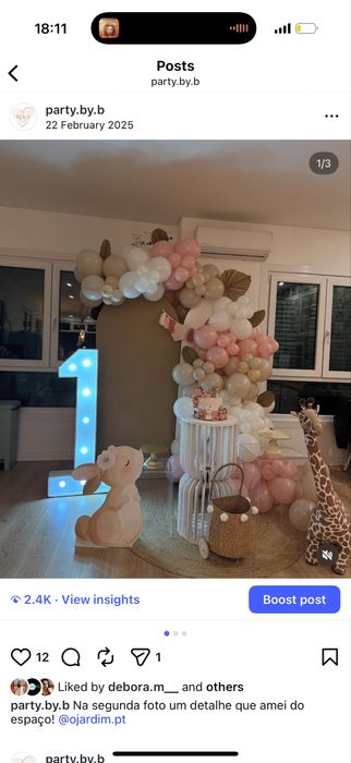 Decoração de festa