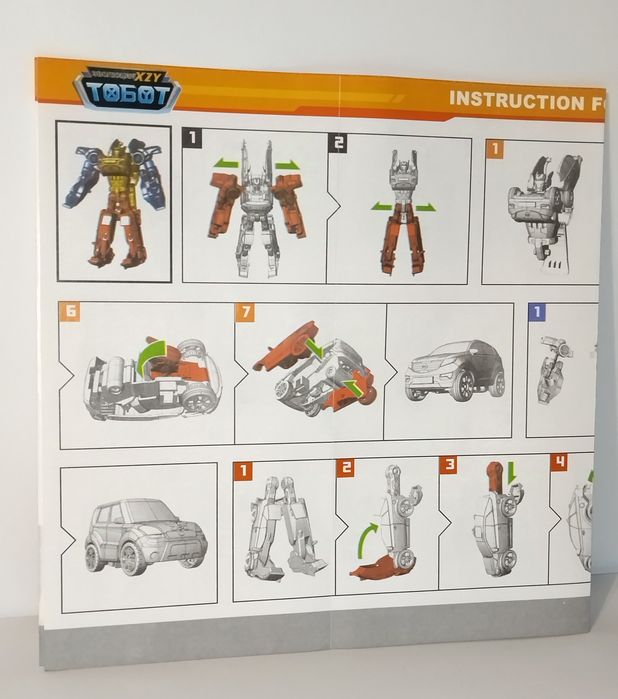 Трансформер Тобот-Тритан "интеграция" Х, Y, Z.