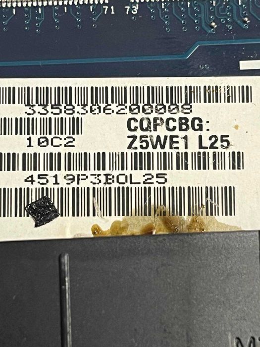 Материнська плата Acer aspire E1-530 E1-570 Z5WE1 LA-9535P NBMEQ11001