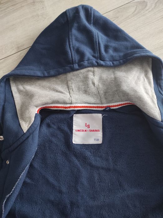 Granatowa bluza chłopięca 158 cm