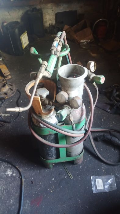 Gargarrafas de soldar a oxigénio e acetileno