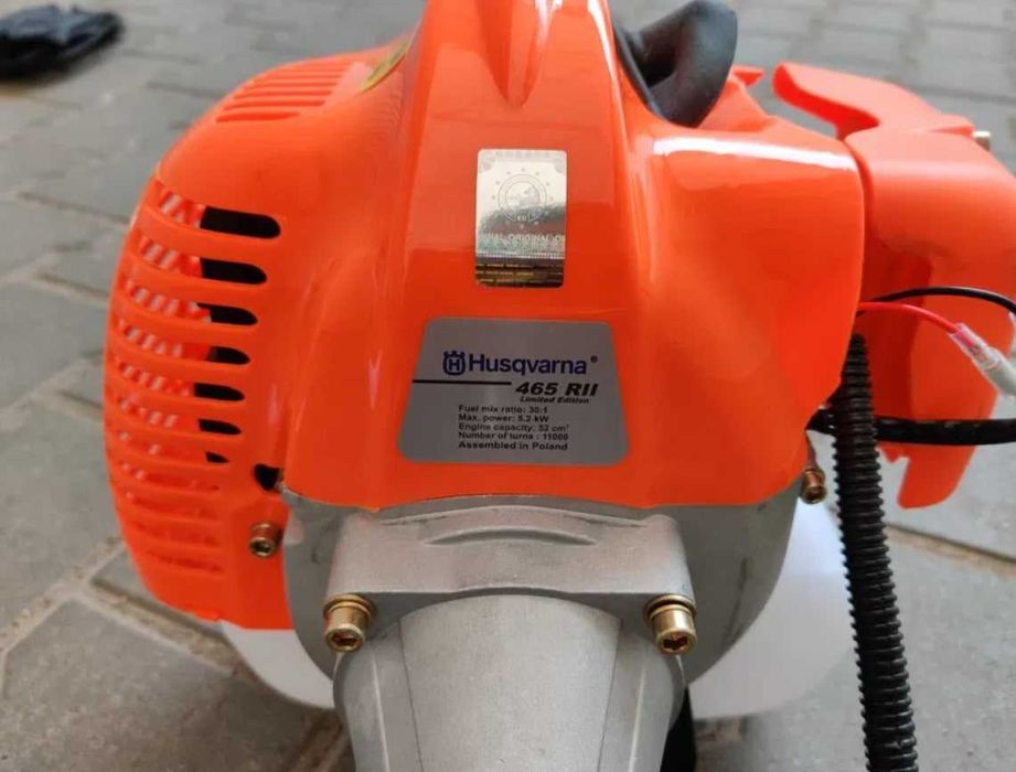 ТОП! Мотокоса Husqvarna 465 RII. Бензокоса Хускварна 465 Газонокосарка