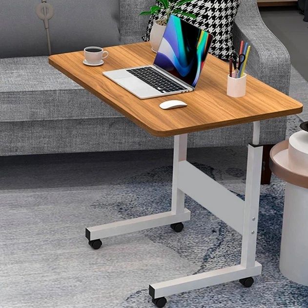 Столик для ноутбука Megusta на колёсах с регулировкой высоты, 60×40 см