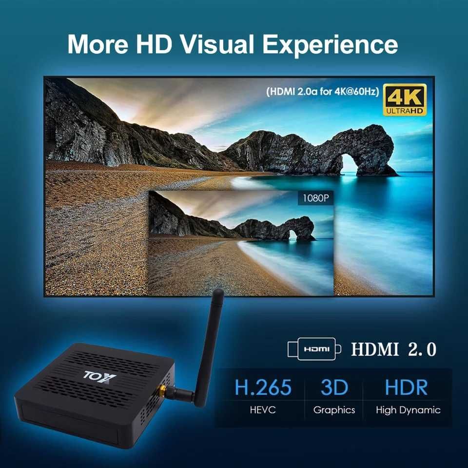 Tox 1 TOX1 tox1 Токс 1 S905X3 4/32Gb LAN1GB прошивка Android TV: 1 950 ...