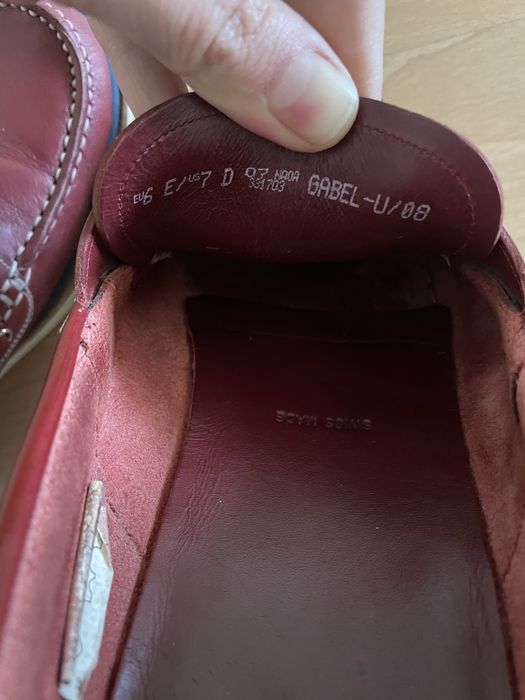 Лоферы мокасины топсайдеры кожаные 40 Bally Timberland оригинал Ecco