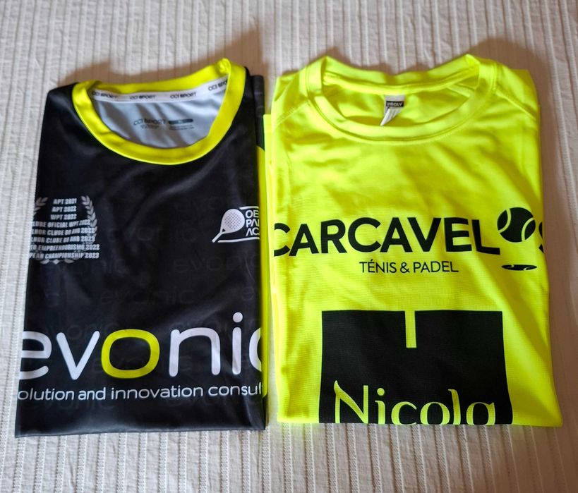 T´Shirt Oeiras Padel Academy Preto e Carcavelos Ténis & Padel - Homem