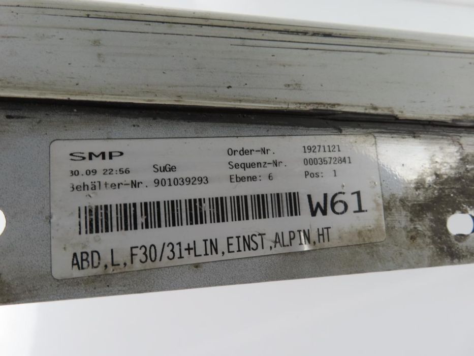 Embaladeira Bmw 3 Ref: 51777312751 2011 - 2025