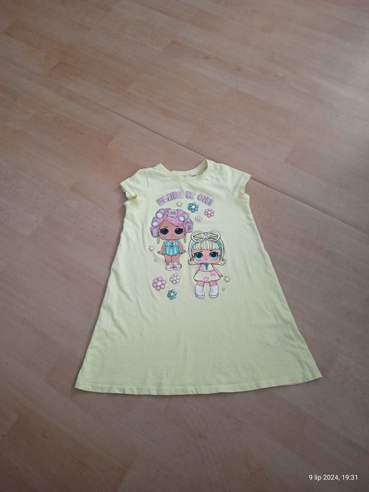 Koszula nocna piżama letnia dla dziewczynki LOL