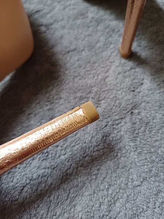 Złote sandałki na paseczki na obcasie roz 37