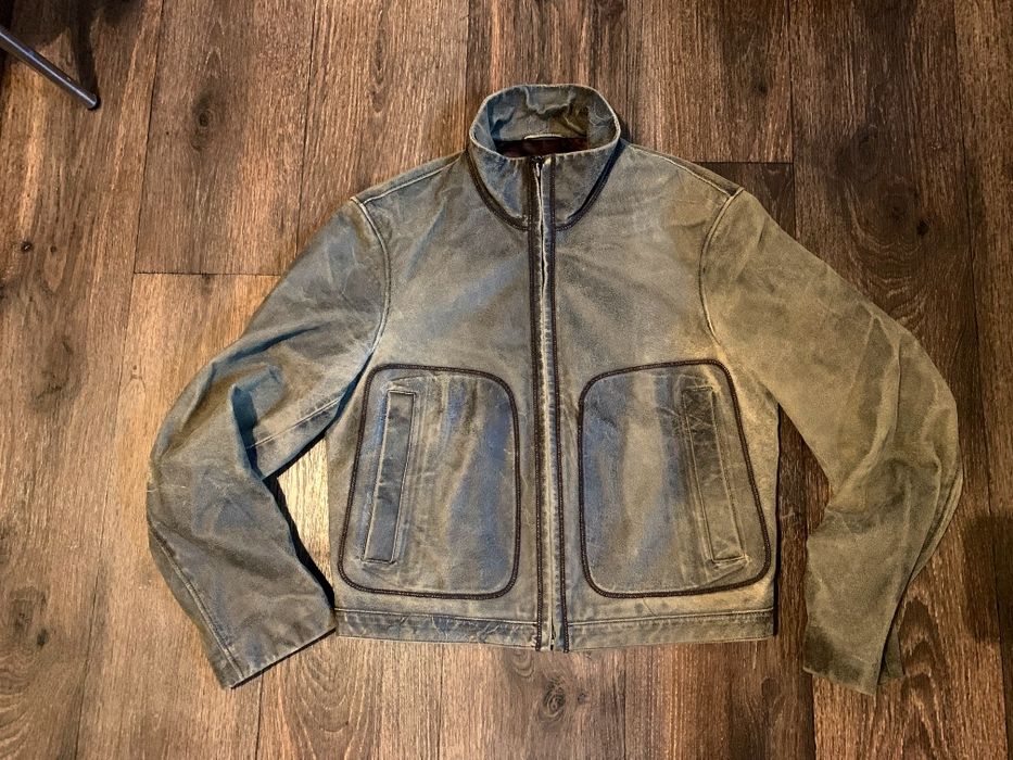 Кожаная оригинальная куртка Hugo Boss, шкіряна куртка.