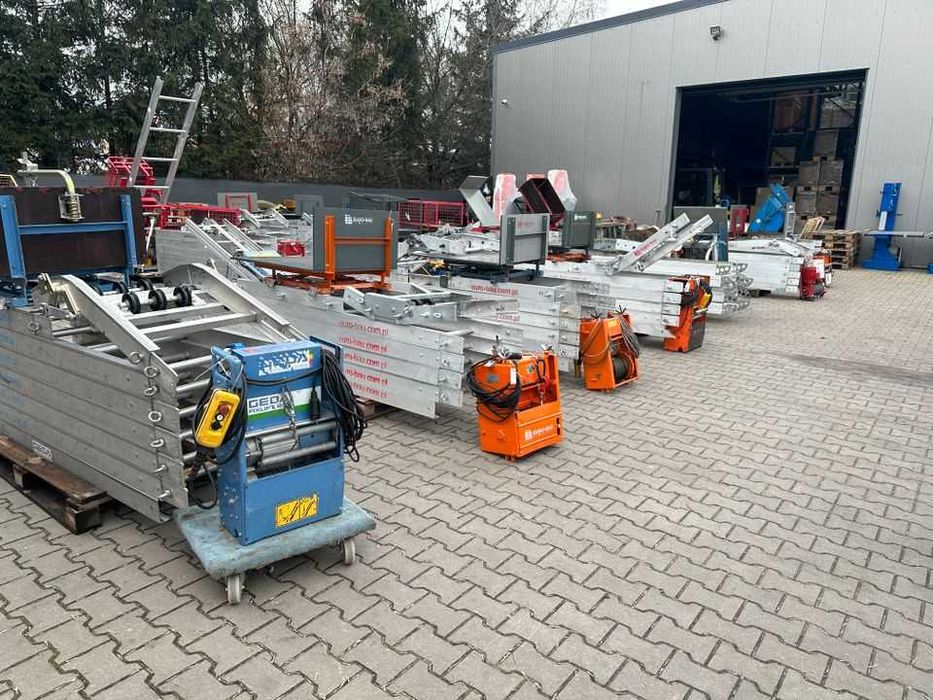 Winda drabina dekarska Geda LIFT + gruzownik 11m 230V wciągarka Nr.27