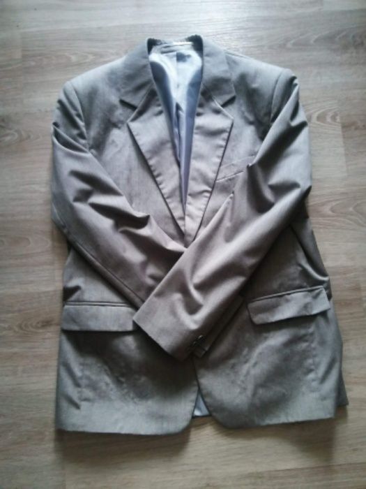 Stalowy garnitur rozm 54