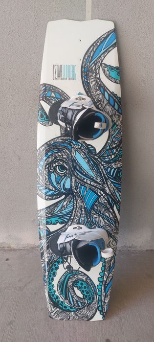 Prancha wakeboard  JSTARS e botas LIQUIDFORCE