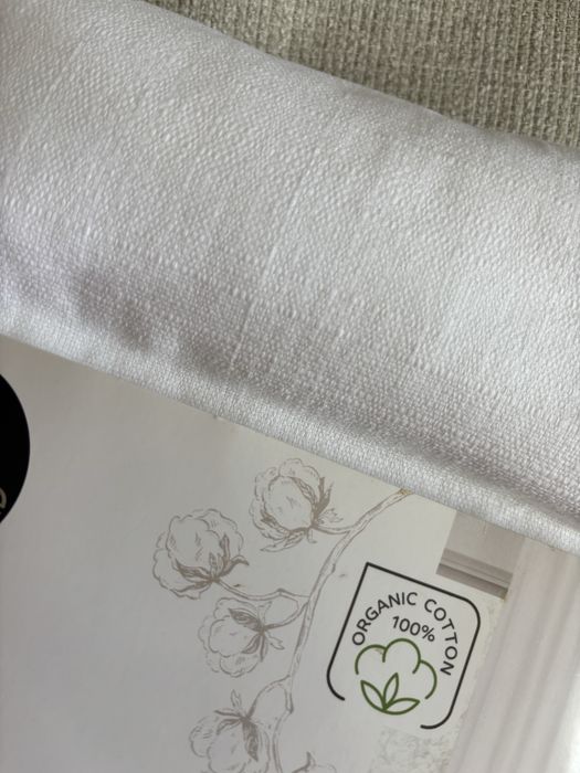 Cortinado branco Algodao 140x280