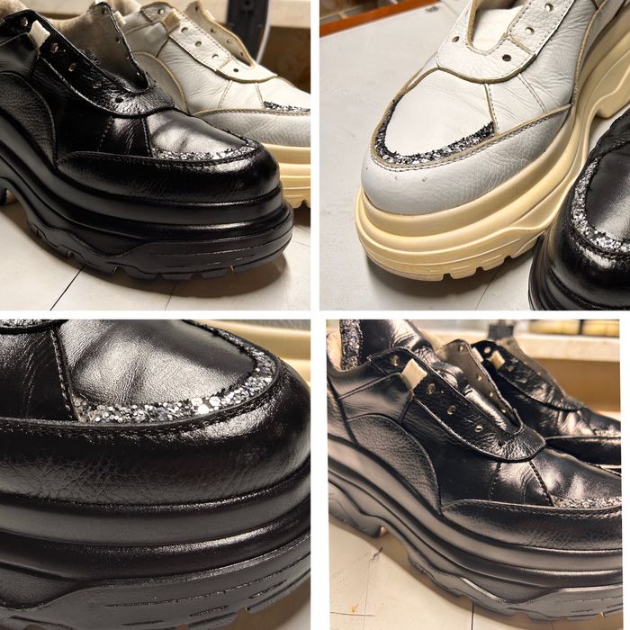 Покраска и химчистка обуви, подошвы, замши и кожи. Перекраска обуви.