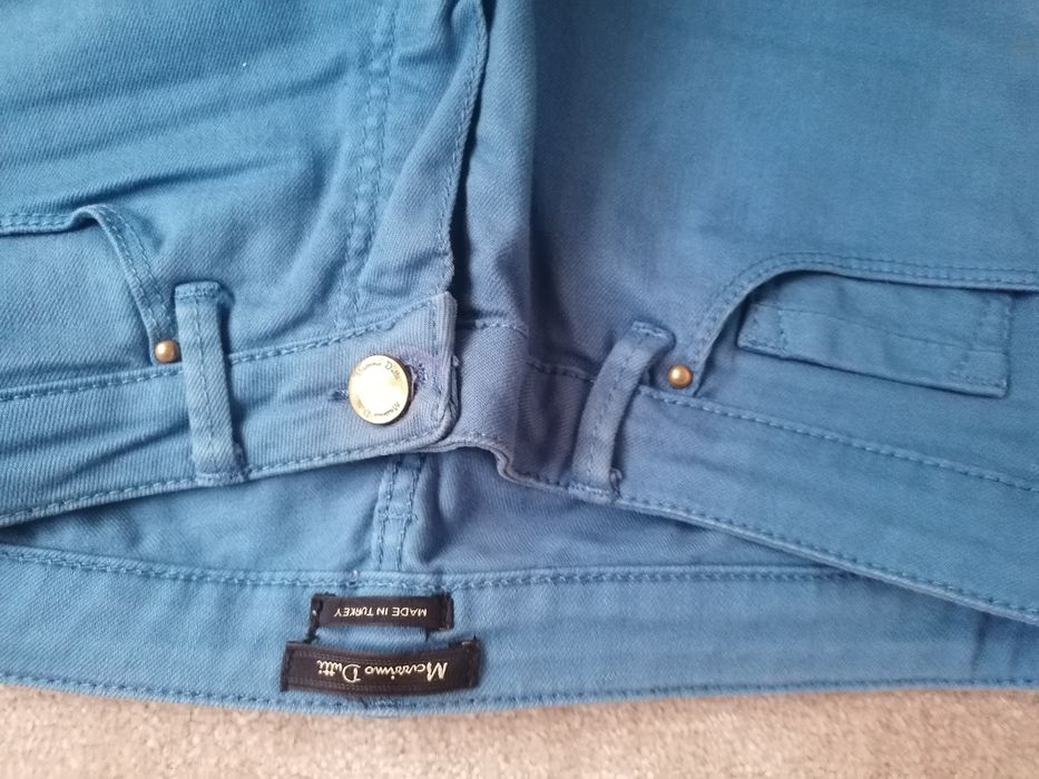 Calças, cor azulão, Massimo Dutti, t36