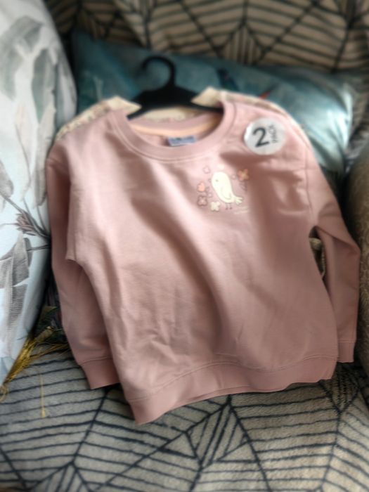 2 ciepłe bluzy, rozmiar 92