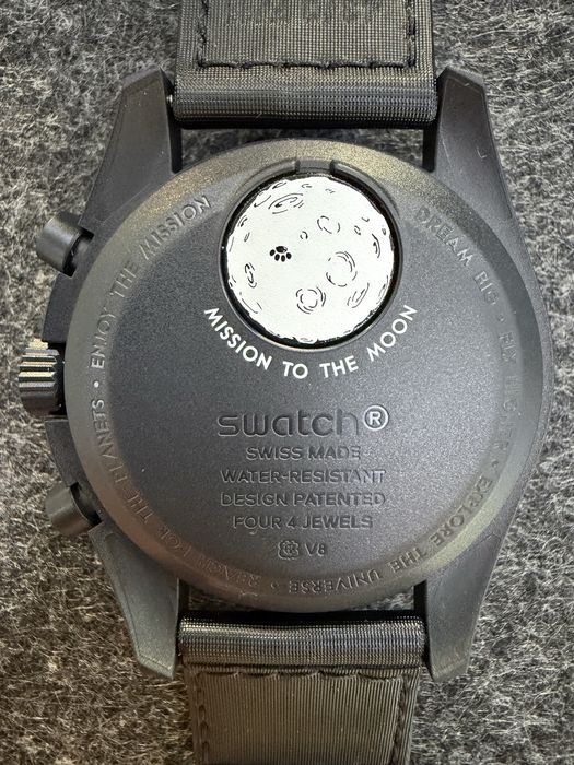 Часы, Годинник Swatch x OMEGA MoonSwatch «Mission to Moonphase New Moon