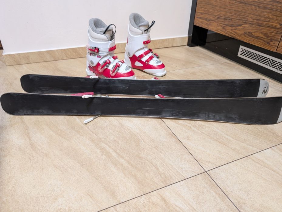 Komplet narty buty Rossignol buty 21.5 cm (r.34) narty 100cm