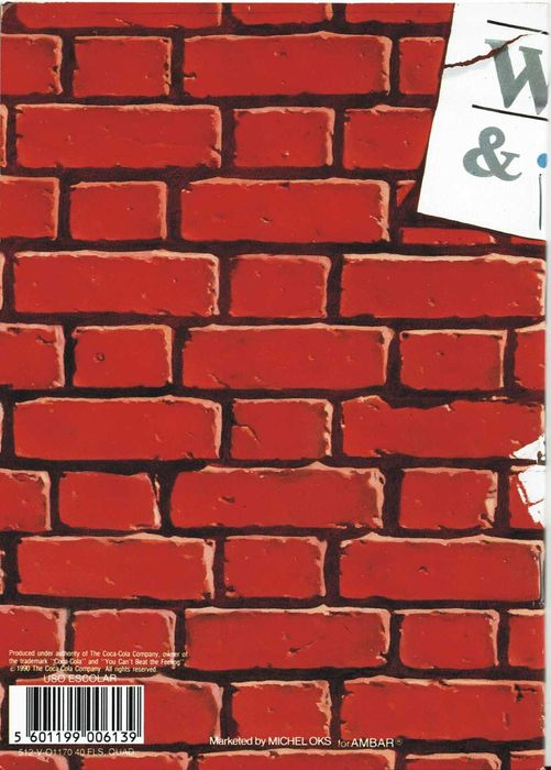 Caderno escolar antigo