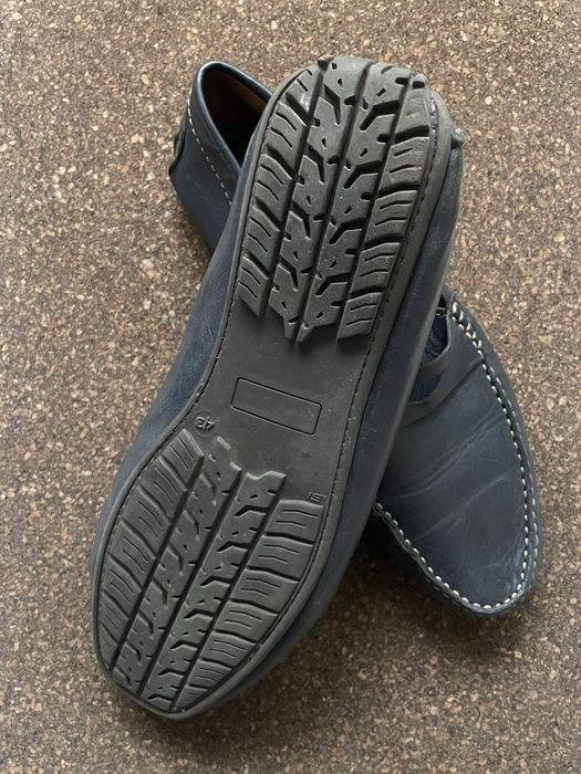 Sapatos pele azul marinho Morgan Smith