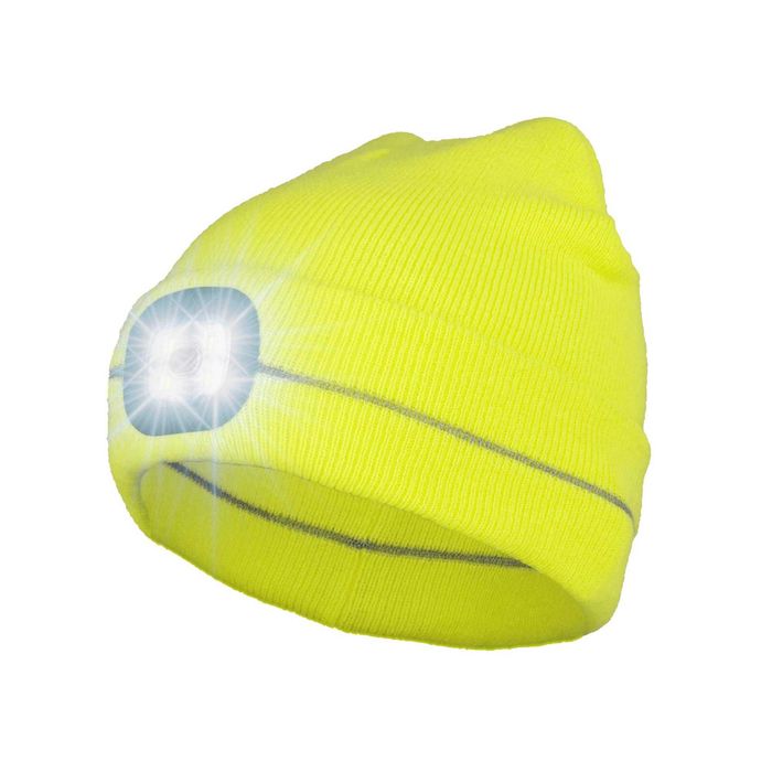 Czapka dzianina czdz flashlight yellow