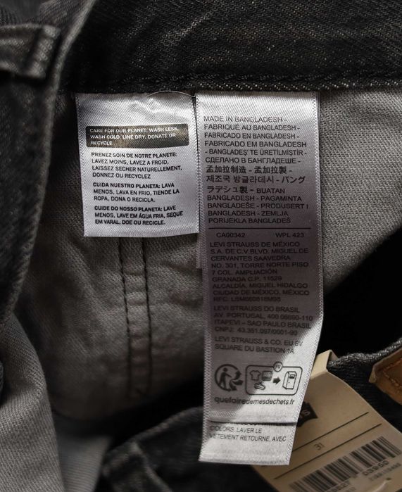 Джинсові шорти Levi's 454 relaxed fit Overnight Bag вільній крій