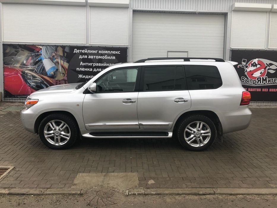 Пороги Lexus LX 570 / Toyota Land Cruiser 200 lc 200 черный цвет