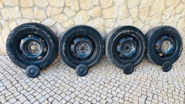 Jantes originais VW 17” + pneus General Grabber AT3 (235/65 R17) – ideal para Transporter / Camper