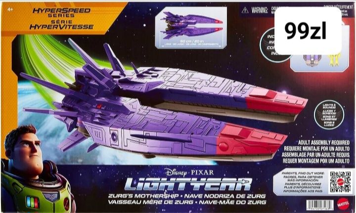 DISNEY PIXAR LIGHTYEAR buzz astral Hyperspeed zurg