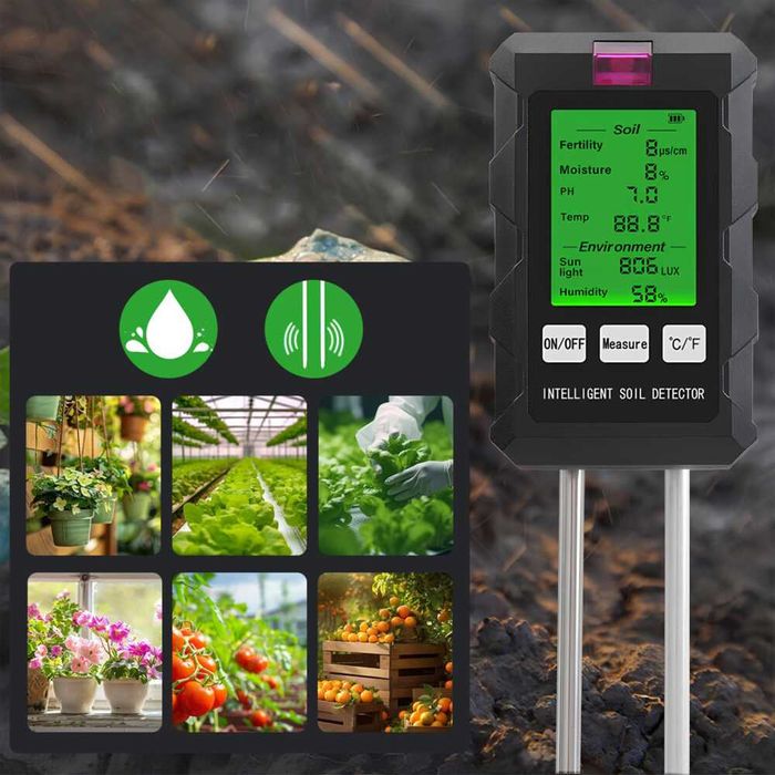 Kwasomierz gleby 6w1 to praktyczny tester podłoża