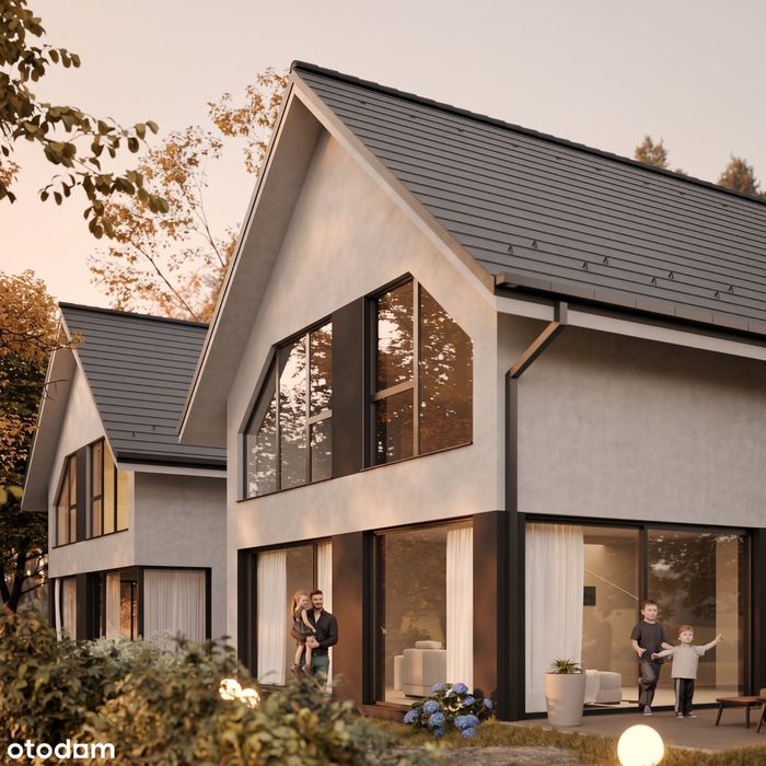 Nowoczesny dom 157m2 z Widokiem na Góry, Garaż 2 auta, PC, Rekuperacja