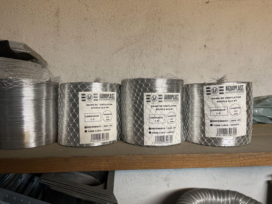 Condutas de ventilação (x4)