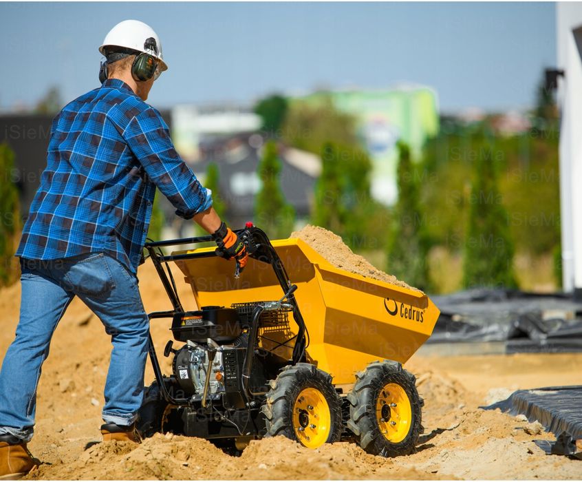 Cedrus TR 300 – wozidło gąsienicowe spalinowe, taczka spalinowa