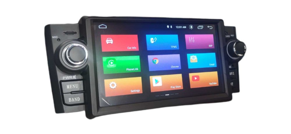 Radio 2 DIN Fiat Punto Android – GPS WIFI CarPlay - Novo 2 DIN Android