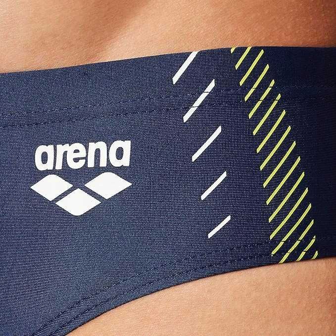 Kąpielówki Slipy Arena Crossing Brief Navy Soft Green rozmiar L UK36 D6