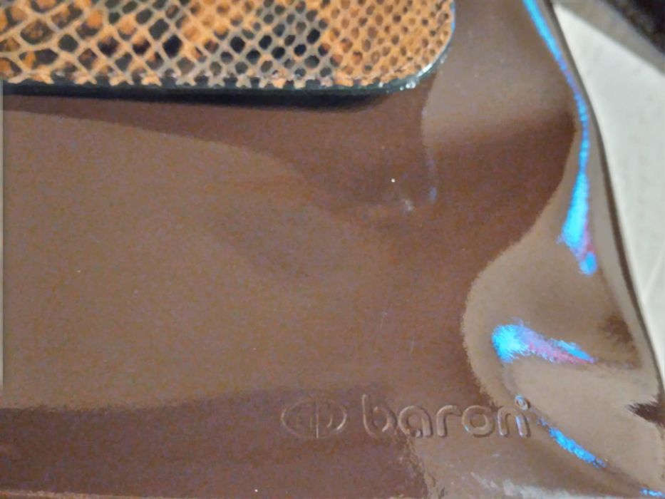 Torebka Baron z lakierowanej skóry Włoskiej