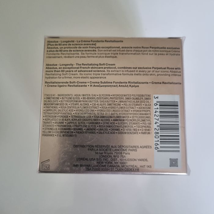 Okazja wklad wymienny Lancome Absolue Longevity 60ml oryginalny w foli