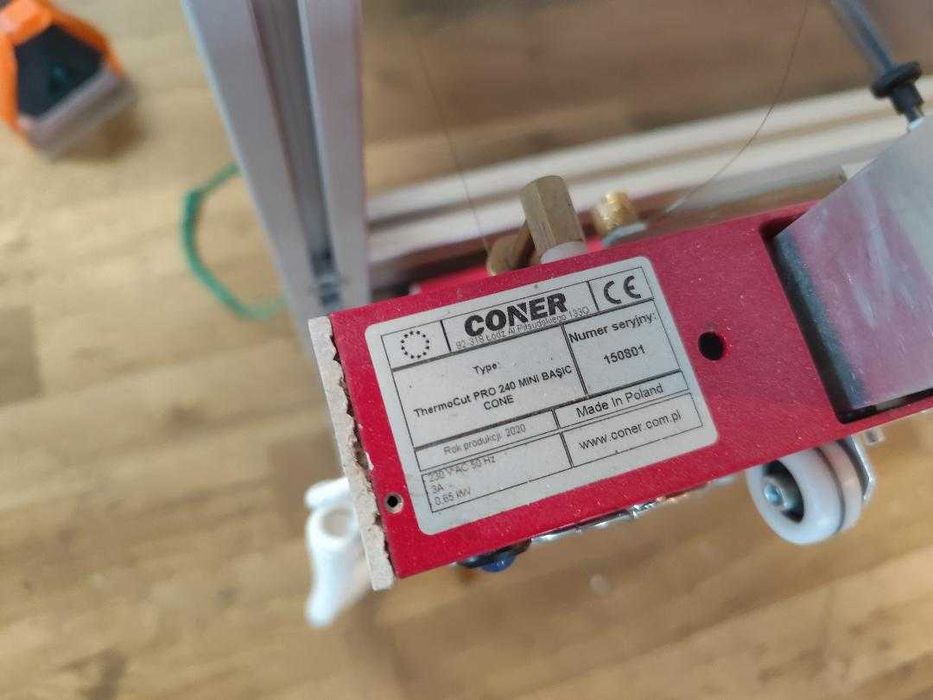 Ploter termiczny EPS/XPS, ThermoCut PRO 240 MINI CONER, 2020, stan bdb