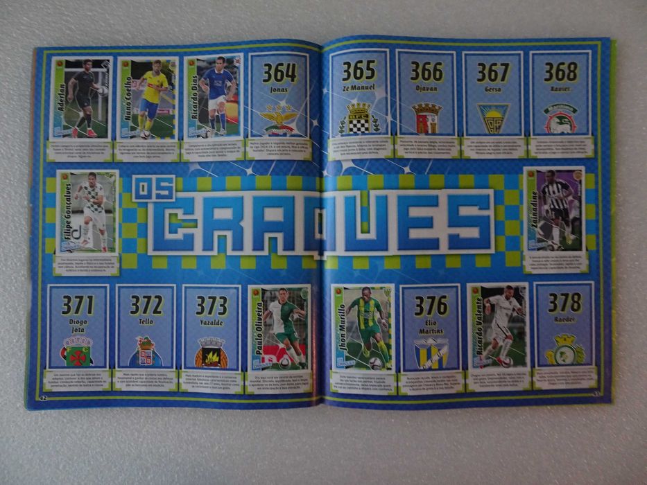 Caderneta de cromos de futebol Futebol 2015/2016 Panini