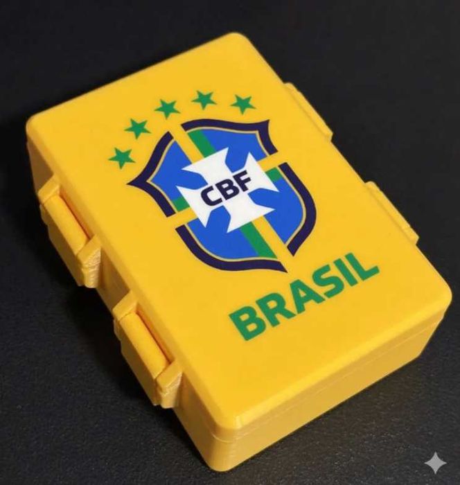 Caixa para cromos Mundial 2026 com logo (até 200 cromos)