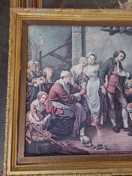 Quadro "L'Accordée de Village"de Jean-Baptiste Greuze