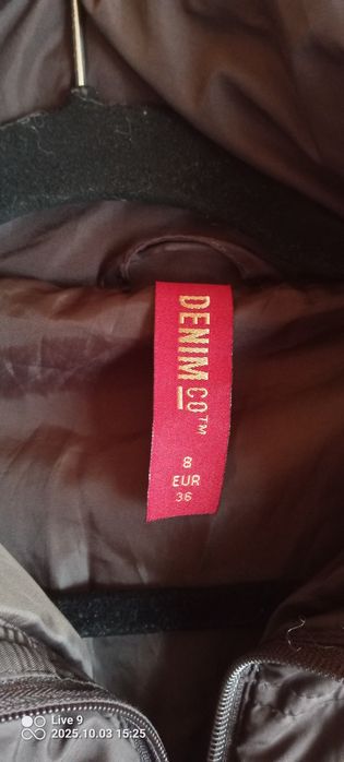 Kurtka damska zimowa rozmiar S, pachy 46cm