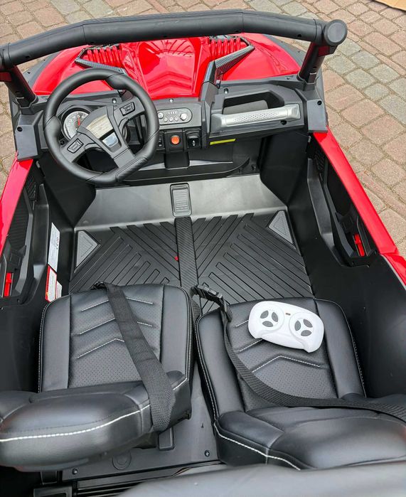 Dwuosobowy Samochód na akumulator Quad Buggy UTV X3 Off-Road 4 x 200 W 24V Auto dla 2 dzieci Pilot