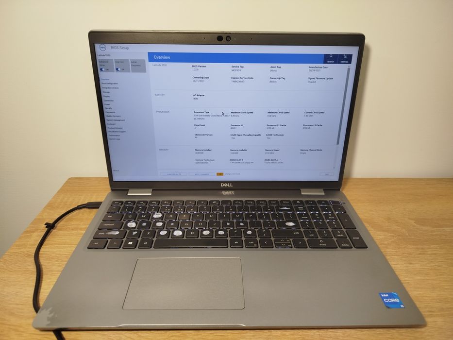Laptop Dell latitude 5520 i5-11Gen do naprawy albo na części