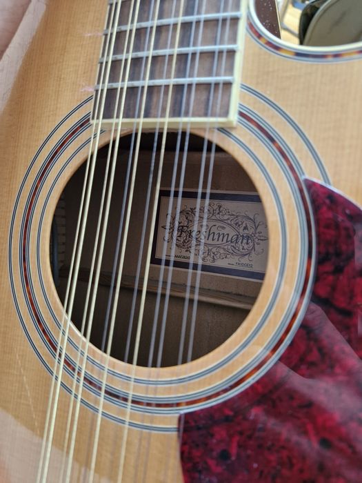 Gitara dwunastostrunowa Freshman FA1DCE12 + case