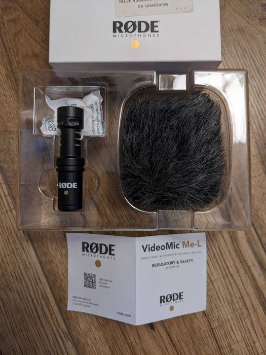 Mikrofon RØDE VideoMic Me-L (do iPhone / iPad) – jak nowy