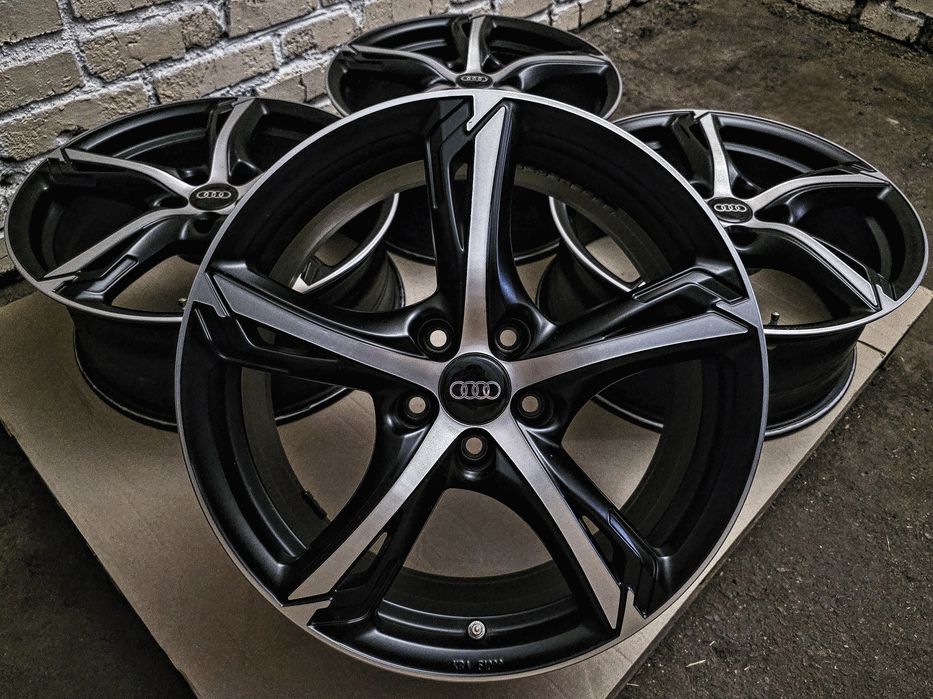 R18 5x112 AUDI | Original | Рідна фарба, ідеальний стан, без пошкоджень, без ремонтів, без дефектів | Преміум диски | Двухкольорові | VW/Skoda/Seat...
